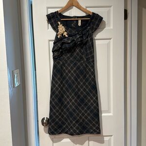 Floreat Plaid Dress